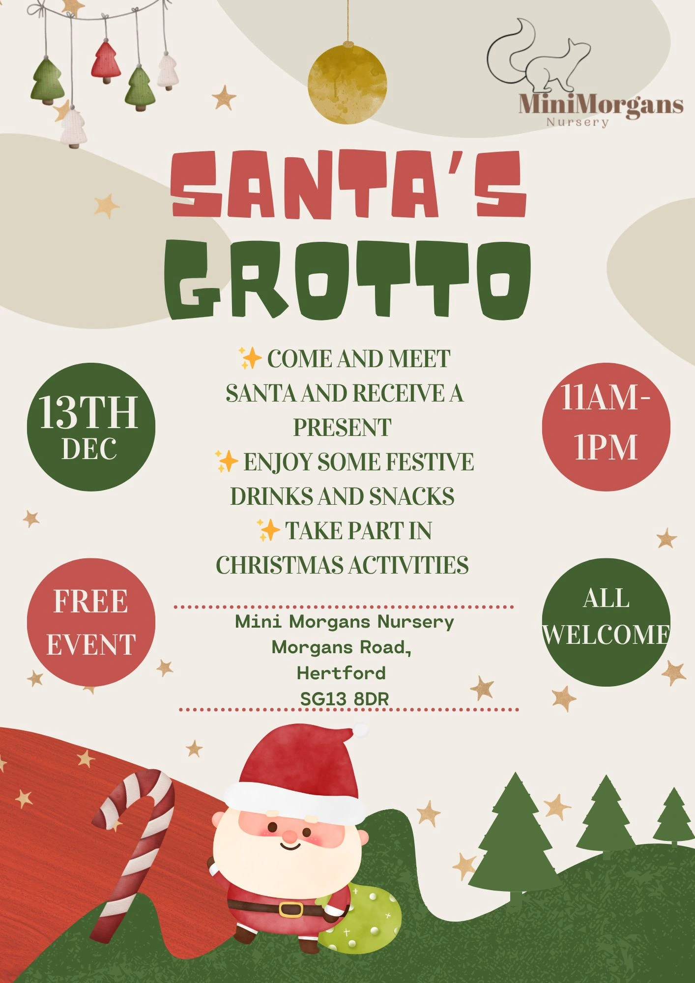 Santa's Grotto Poster
